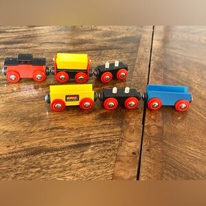 Vintage Brio Train Cars- Sweden